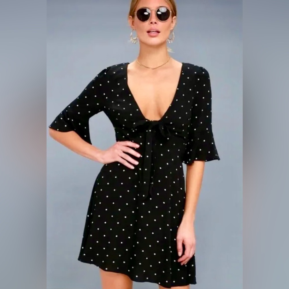 Free People All Your Spot Mini Dress. Sz. 8